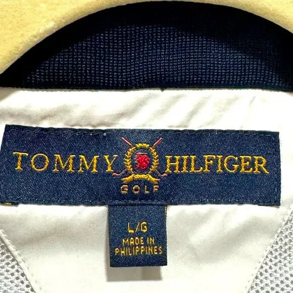 Tommy Hilfiger Golf Poplin Zip Front Jacket Size L - Picture 8 of 10